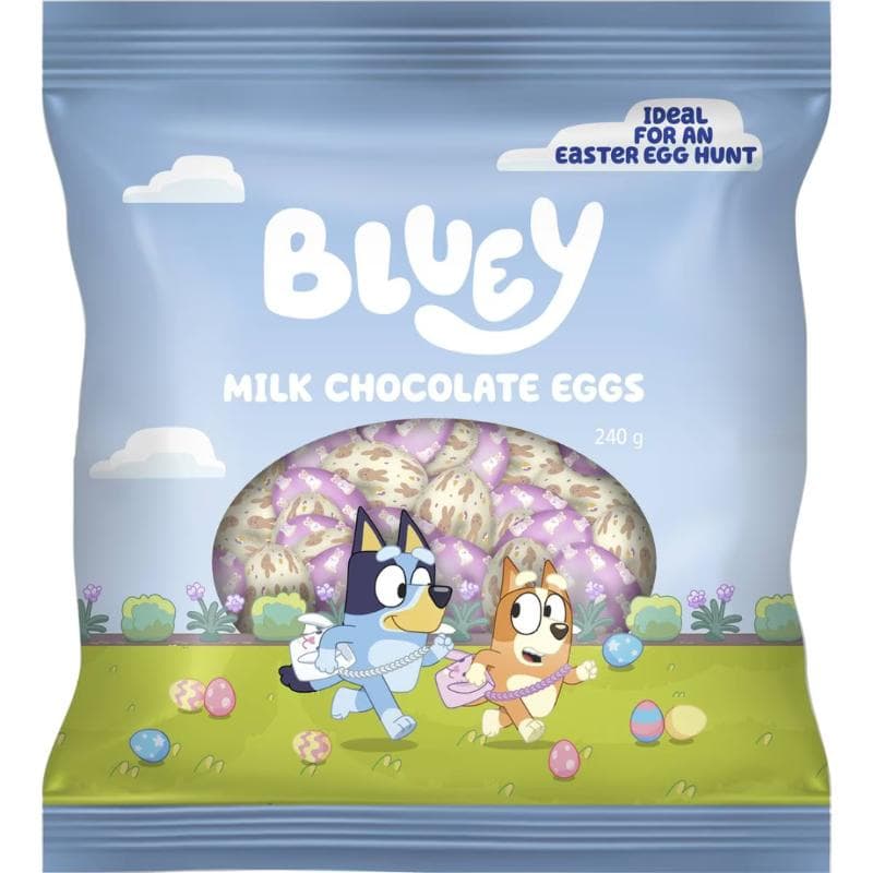 Buy Bluey Milk Chocolate Eggs 240g Online Worldwide Delivery