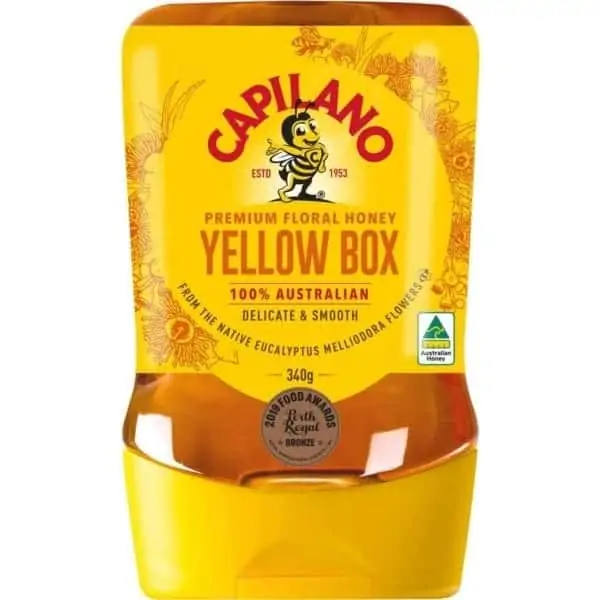 capilano yellow box squeeze honey 340g 1