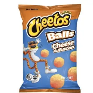 cheetos cheese bacon balls 90g