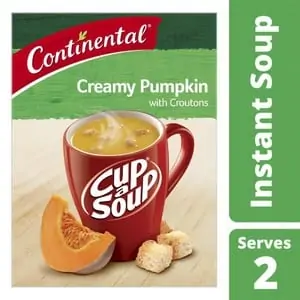 continental cup a soup creamy pumpkin with croutons 55g