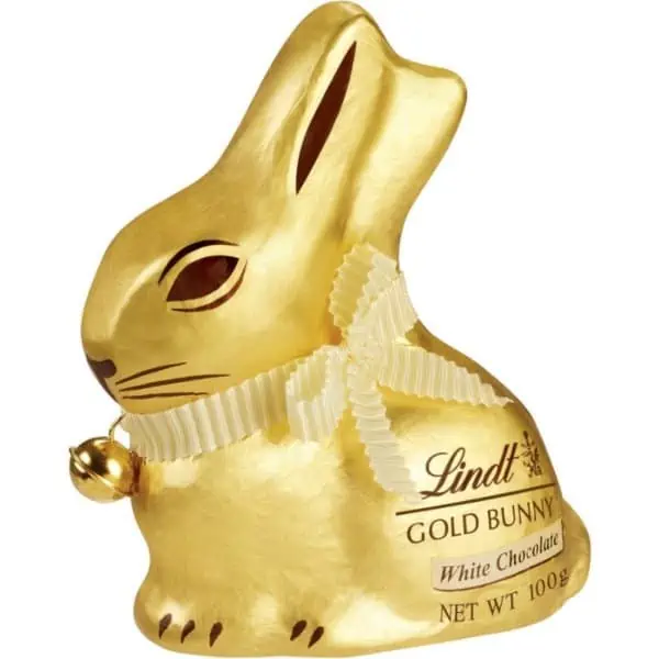 Lindt Gold Easter Bunny White Chocolate 100g