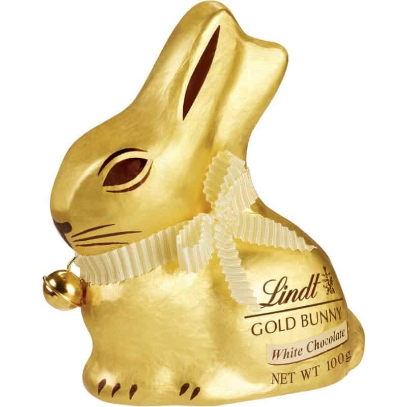 Buy Lindt White Chocolate Bunny 100g Online Worldwide Delivery Australian Food Shop