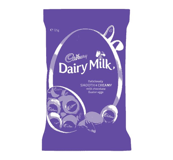 cadbury dairy milk easter eggs bag 114g