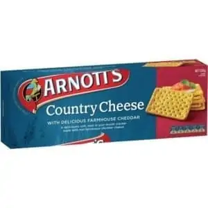 arnotts country cheese crackers