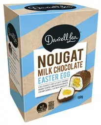 darrell lea milk chocolate nougat egg 150g