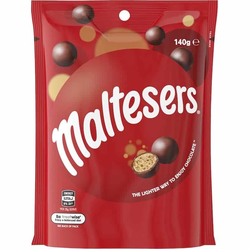 Buy Maltesers Desserts Tiramisu Chocolate Snack & Share Bag 125g Online, Worldwide Delivery