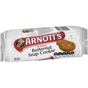 arnotts butternut snap cookie 250g 1