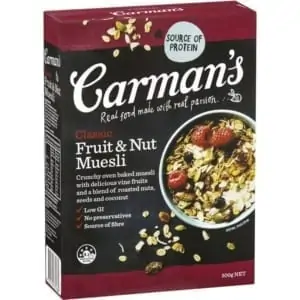 carmans classic fruit nut muesli 500g 1