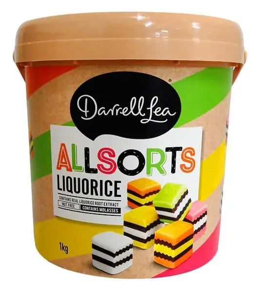 darrell lea liquorice allsorts bucket 1kg
