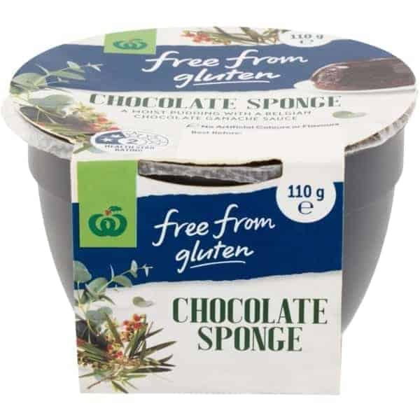 free from gluten chocolate sponge pudding 110g