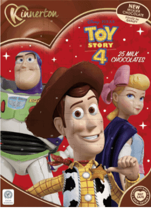 toy story 4 advent calendar 90g