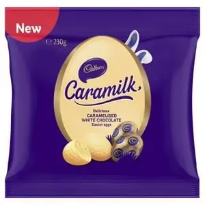 cadbury caramilk egg bag 230g