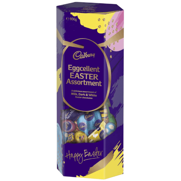 cadbury eggcellent easter assortment gift box 800g