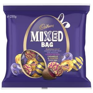cadbury mixed eggs bag 230g