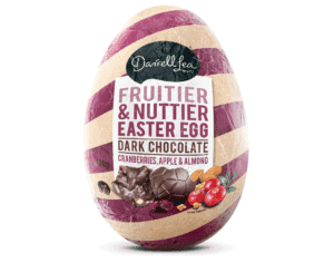 darrell lea fruitier nuttier dark chocolate easter egg 110g