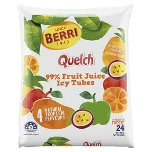 berri quelch fruit sticks tropical ice blocks 24 pack 70ml