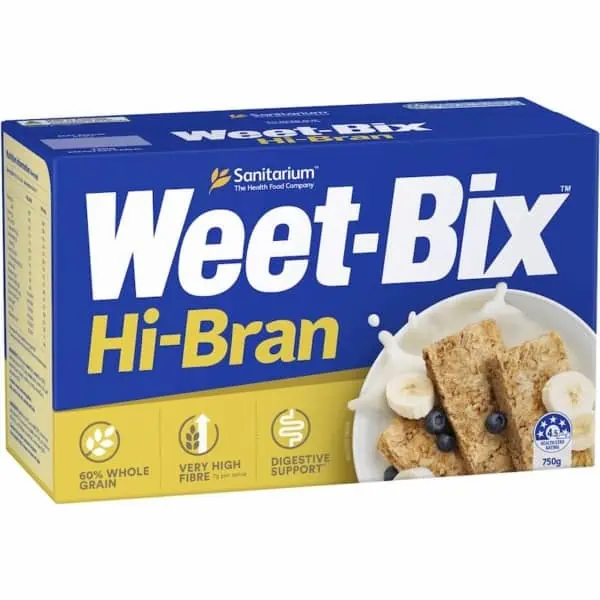 Sanitarium Weet bix Blends Hi bran Breakfast Cereal 750g