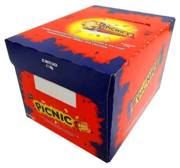 bulk cadbury picnic 46g
