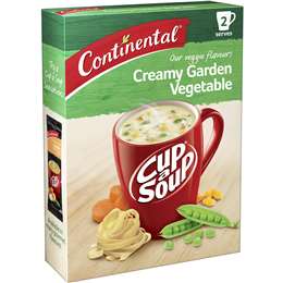 continental cup a soup creamy garden vegetable 70g
