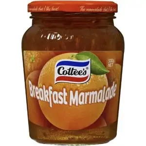 cottees breakfast marmalade 500g