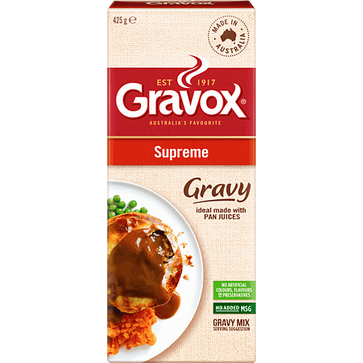 gravox gravy mix supreme 425g