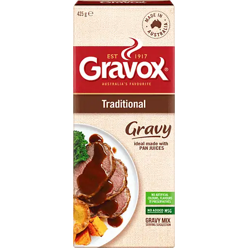 gravox gravy mix traditional 425g
