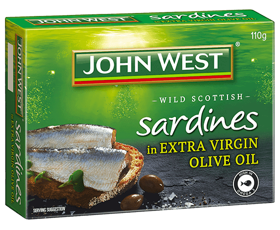 john west sardines in oil 110g