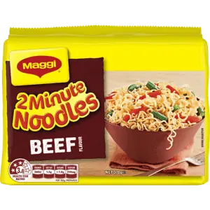 maggi 2 minute noodles beef 5 pack