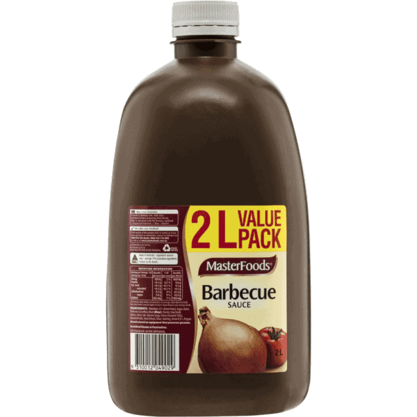 masterfoods barbeque sauce 2l