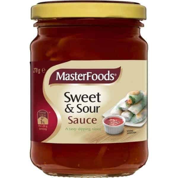 masterfoods sweet sour sauce 270g