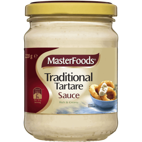 masterfoods tartare sauce 220g