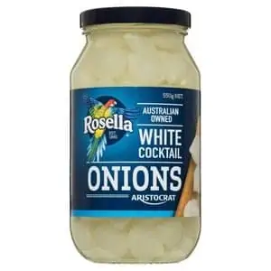 rosella white cocktail onions 550g