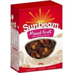 sunbeam mixed fruit 375g
