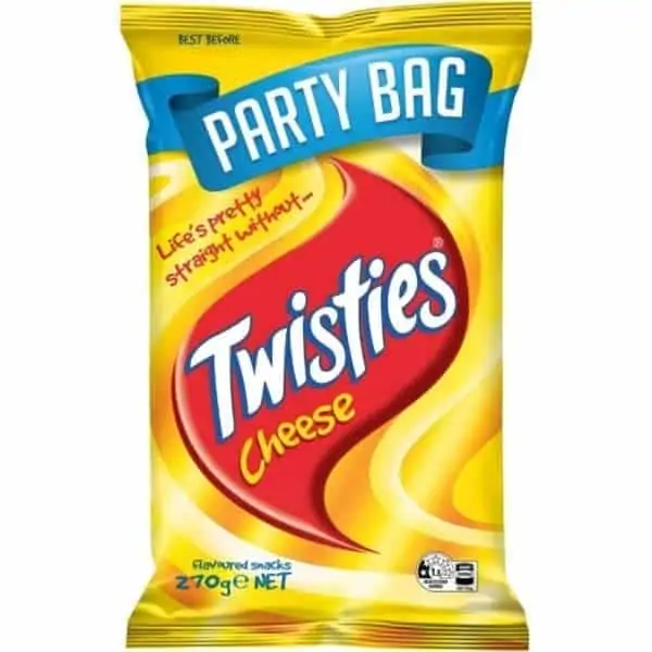 twisties cheese party bag 270g