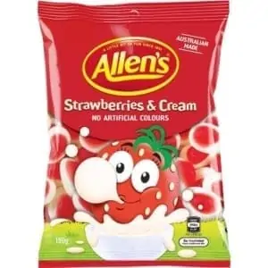 allens strawberries cream 190g