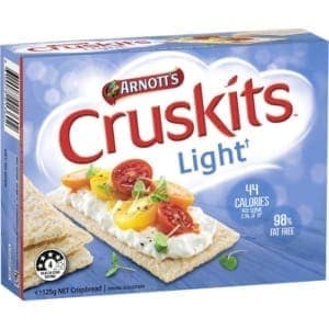 arnotts cruskits light 125g