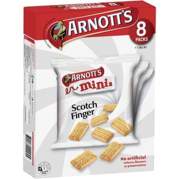 arnotts mini scotch finger 8 pack
