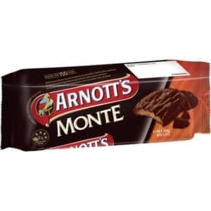 arnotts monte chocolate