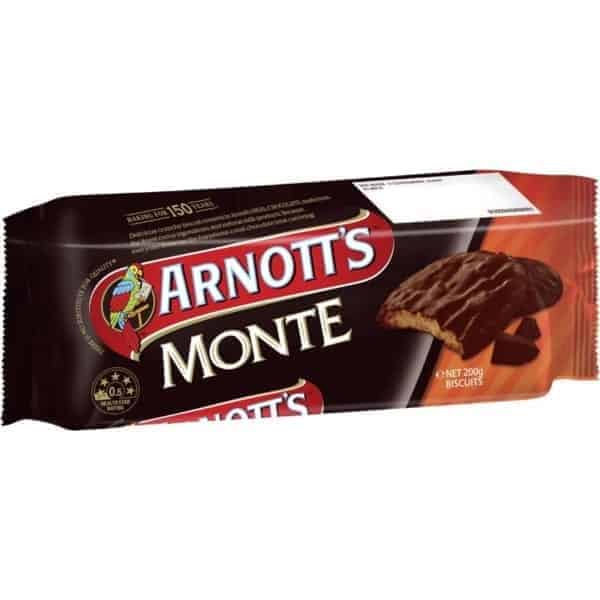 arnotts monte chocolate