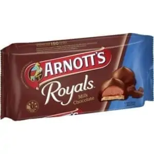 arnotts royals milk chocolate
