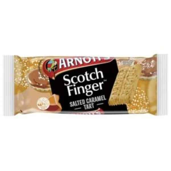 arnotts scotch finger salted caramel biscuits 232g
