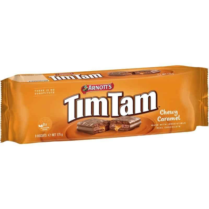 Arnott's Tim Tam Chewy Caramel Chocolate Biscuits