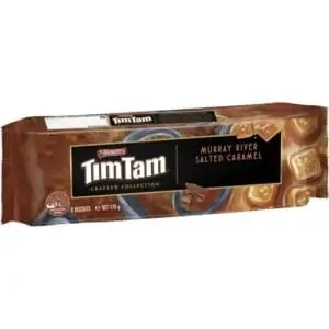 arnotts tim tam crafted collection murray river salted caramel 175g