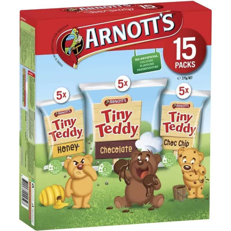 Buy Arnotts Tiny Teddy Variety 15 pack Online | Worldwide Delivery | Australian Food Shop