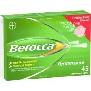 berocca energy vitamin original berry effervescent tablets 45 pack
