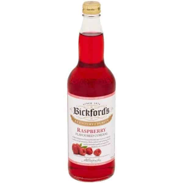 bickfords raspberry cordial 750ml