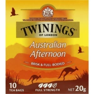 bulk twinings australian afternoon tea bags 10 pack