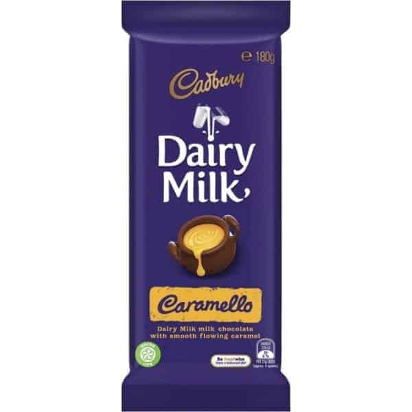 cadbury block caramello