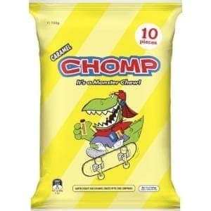 cadbury caramel chomp sharepack 10 pieces
