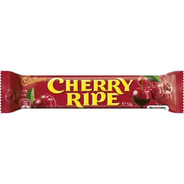 cadbury cherry ripe bar 52g